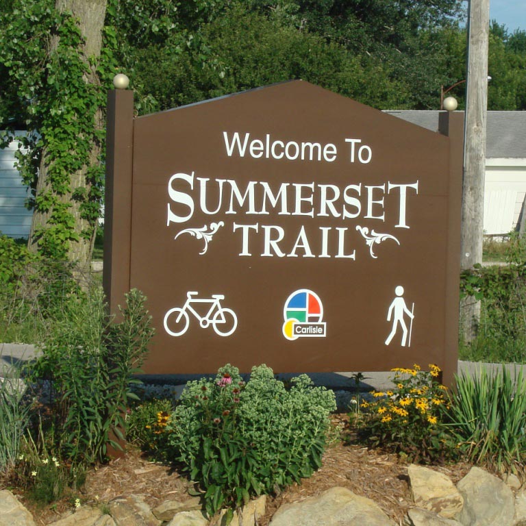 image of a trailhead sign
